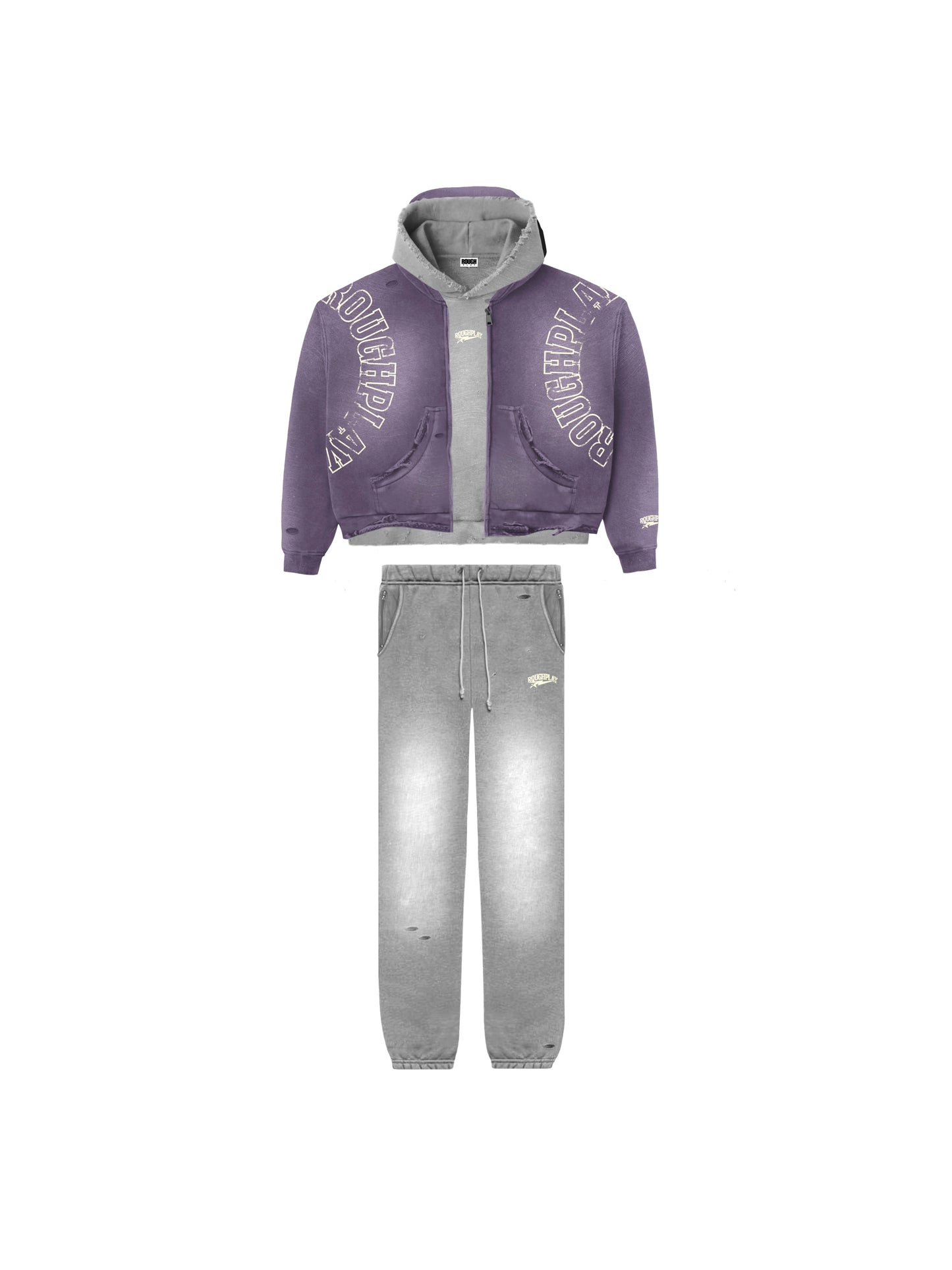 Double Hood Sweatsuit (GRY)